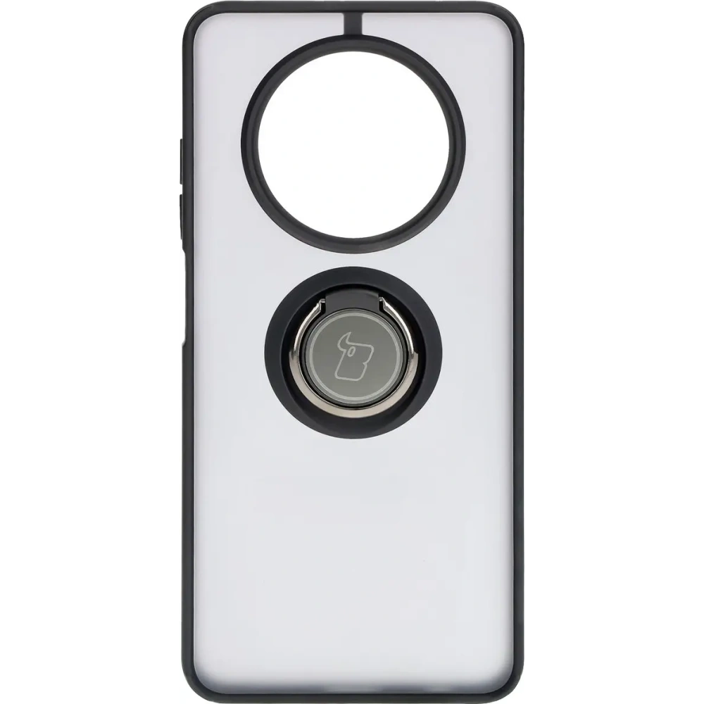 Hurtownia GSM - Etui s úchytem na prst Bizon Case Hybrid Ring pro Realme 12 / 12x kouřové s černým rámečkem - BIZ6275 - {ean13} - Hurt