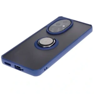 Hurtownia GSM - Pouzdro s úchytem na prst Bizon Case Hybrid Ring pro Honor 200 Pro kouřové s modrým rámečkem - BIZ6276 - {ean13} - Hurt