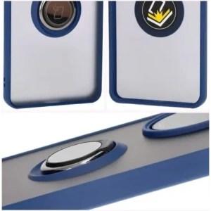 Hurtownia GSM - Pouzdro s úchytem na prst Bizon Case Hybrid Ring pro Honor 200 Pro kouřové s modrým rámečkem - BIZ6276 - {ean13} - Hurt