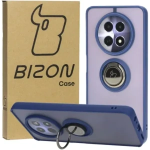 Hurtownia GSM - Pouzdro s prstovým úchopem Bizon Case Hybrid Ring pro Realme 12 / 12x kouřové s modrým rámem - BIZ6277 - {ean13} - Hurt