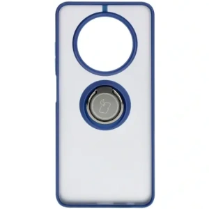 Hurtownia GSM - Pouzdro s prstovým úchopem Bizon Case Hybrid Ring pro Realme 12 / 12x kouřové s modrým rámem - BIZ6277 - {ean13} - Hurt
