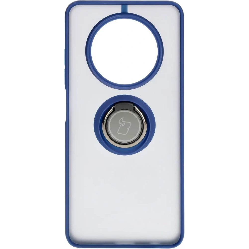 Hurtownia GSM - Bizon Case Hybrid Ring Realme 12 / 12x füstös színű, tengerészkék kerettel - BIZ6277 - {ean13} - Hurt