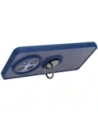 Hurtownia GSM - Caz Bizon Hybrid Ring Realme 12 / 12x fumuriu cu un cadru albastru marin - BIZ6277 - {ean13} - Hurt