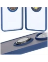 Hurtownia GSM - Bizon Case Hybrid Ring Realme 12 / 12x füstös színű, tengerészkék kerettel - BIZ6277 - {ean13} - Hurt