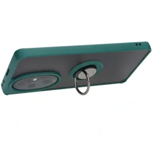 Wholesale Bizon Case Hybrid Ring Honor 200 Pro smoky with a dark green frame - BIZ6278 - {ean13} - Hurt