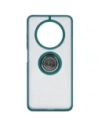 Hurtownia GSM - Bizon Case Hybrid Ring Realme 12 / 12x fumuriu cu un cadru verde închis - BIZ6279 - {ean13} - Hurt