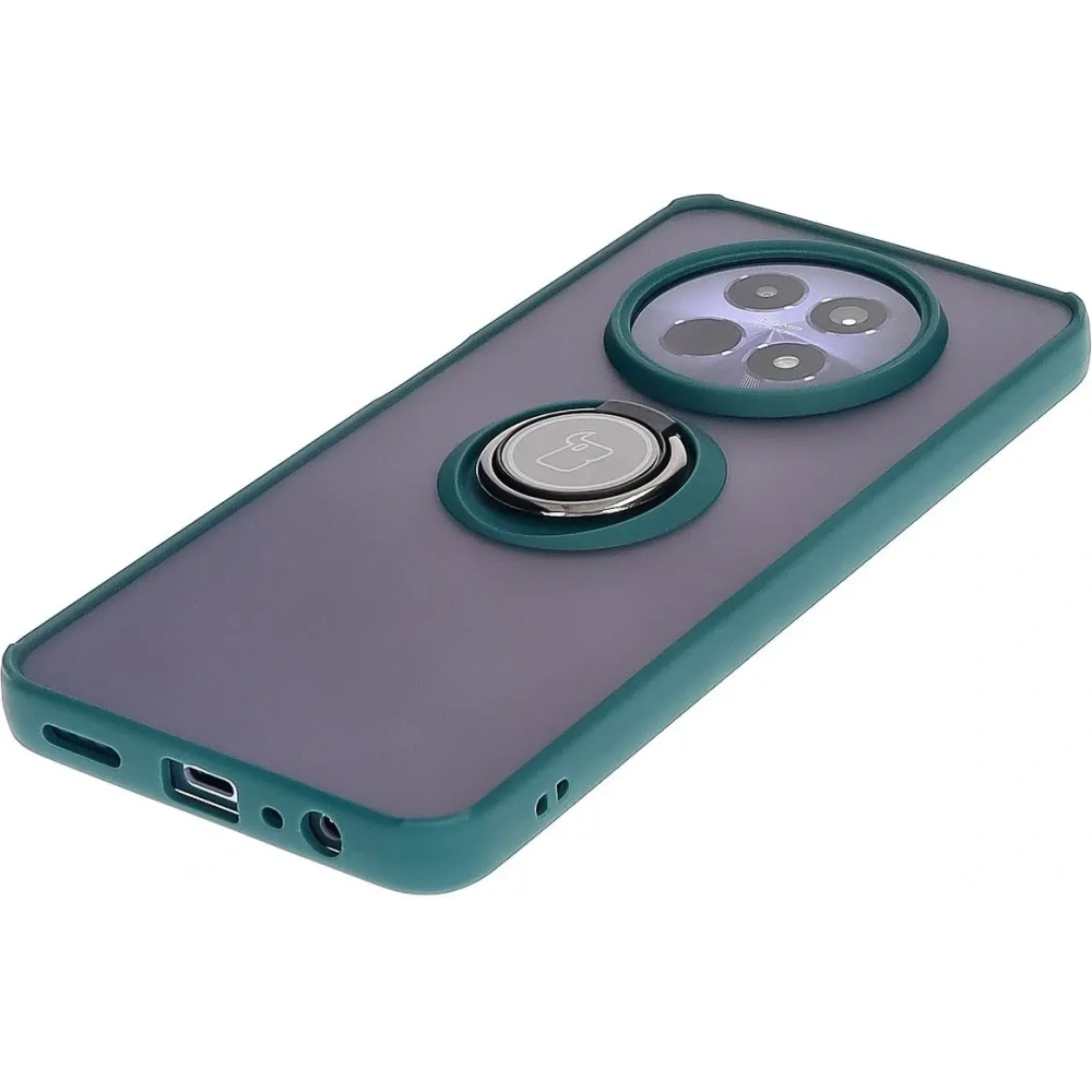 Hurtownia GSM - Bizon Case Hybrid Gyűrű Realme 12 / 12x füstös sötétzöld kerettel - BIZ6279 - {ean13} - Hurt