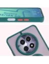 Hurtownia GSM - Pouzdro s prstovým držákem Bizon Case Hybrid Ring pro Realme 12 / 12x kouřové s tmavě zeleným rámem. - BIZ6279 - {ean13} - Hurt