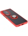 Hurtownia GSM - Etui z uchwytem na palec Bizon Case Hybrid Ring do Honor 200 Pro przydymione z czerwoną ramką - BIZ6280 - {ean13} - Hurt