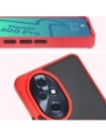 Hurtownia GSM - Etui z uchwytem na palec Bizon Case Hybrid Ring do Honor 200 Pro przydymione z czerwoną ramką - BIZ6280 - {ean13} - Hurt