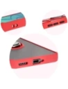 Hurtownia GSM - Etui z uchwytem na palec Bizon Case Hybrid Ring do Honor 200 Pro przydymione z czerwoną ramką - BIZ6280 - {ean13} - Hurt