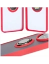 Hurtownia GSM - Bizon Case Hybrid Gyűrű Realme 12 / 12x füstös piros kerettel - BIZ6281 - {ean13} - Hurt