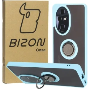 Hurtownia GSM - Etui s úchopem na prst Bizon Case Hybrid Ring pro Honor 200 Pro kouřové s světle modrým rámem - BIZ6282 - {ean13} - Hurt