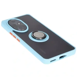Hurtownia GSM - Etui s úchopem na prst Bizon Case Hybrid Ring pro Honor 200 Pro kouřové s světle modrým rámem - BIZ6282 - {ean13} - Hurt