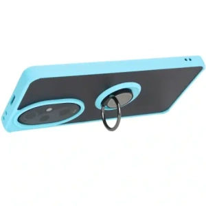 Hurtownia GSM - Etui s úchopem na prst Bizon Case Hybrid Ring pro Honor 200 Pro kouřové s světle modrým rámem - BIZ6282 - {ean13} - Hurt