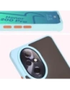 Hurtownia GSM - Etui s úchopem na prst Bizon Case Hybrid Ring pro Honor 200 Pro kouřové s světle modrým rámem - BIZ6282 - {ean13} - Hurt