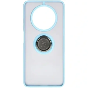 Hurtownia GSM - Bizon Case Hybrid Gyűrű Realme 12 / 12x füstös színben, világoskék kerettel - BIZ6283 - {ean13} - Hurt