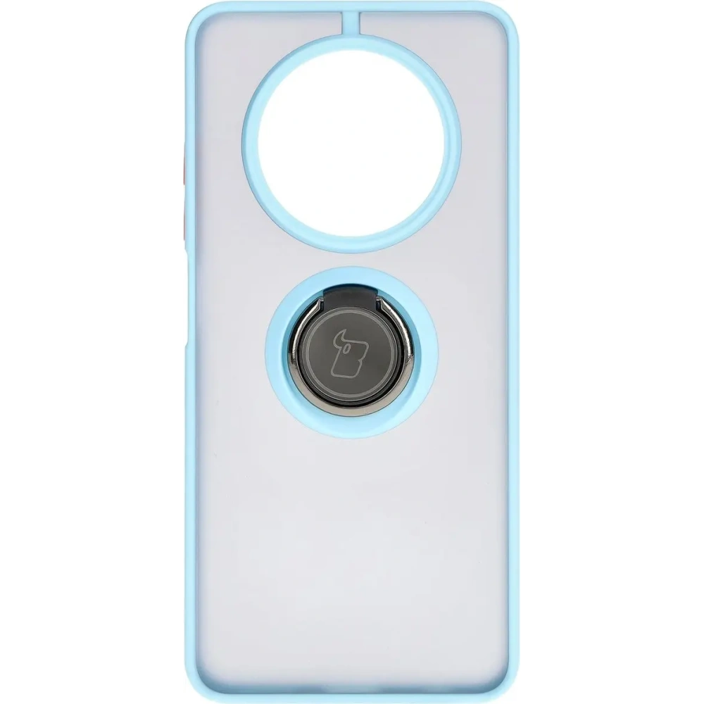 Hurtownia GSM - Bizon Case Hybrid Gyűrű Realme 12 / 12x füstös színben, világoskék kerettel - BIZ6283 - {ean13} - Hurt