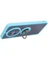 Hurtownia GSM - Etui s držákem na prst Bizon Case Hybrid Ring pro Realme 12 / 12x kouřové s jasně modrým rámečkem. - BIZ6283 - {ean13} - Hurt