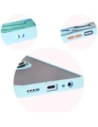 Hurtownia GSM - Bizon Case Hybrid Ring Realme 12 / 12x fumuriu cu un cadru bleu deschis - BIZ6283 - {ean13} - Hurt