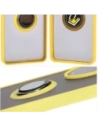 Hurtownia GSM - Pouzdro s úchopem na prst Bizon Case Hybrid Ring pro Honor 200 Pro kouřové s žlutým rámem - BIZ6284 - {ean13} - Hurt