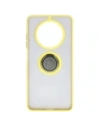 Hurtownia GSM - Pouzdro s úchopem na prst Bizon Case Hybrid Ring pro Realme 12 / 12x zakouřené se žlutým rámečkem - BIZ6285 - {ean13} - Hurt