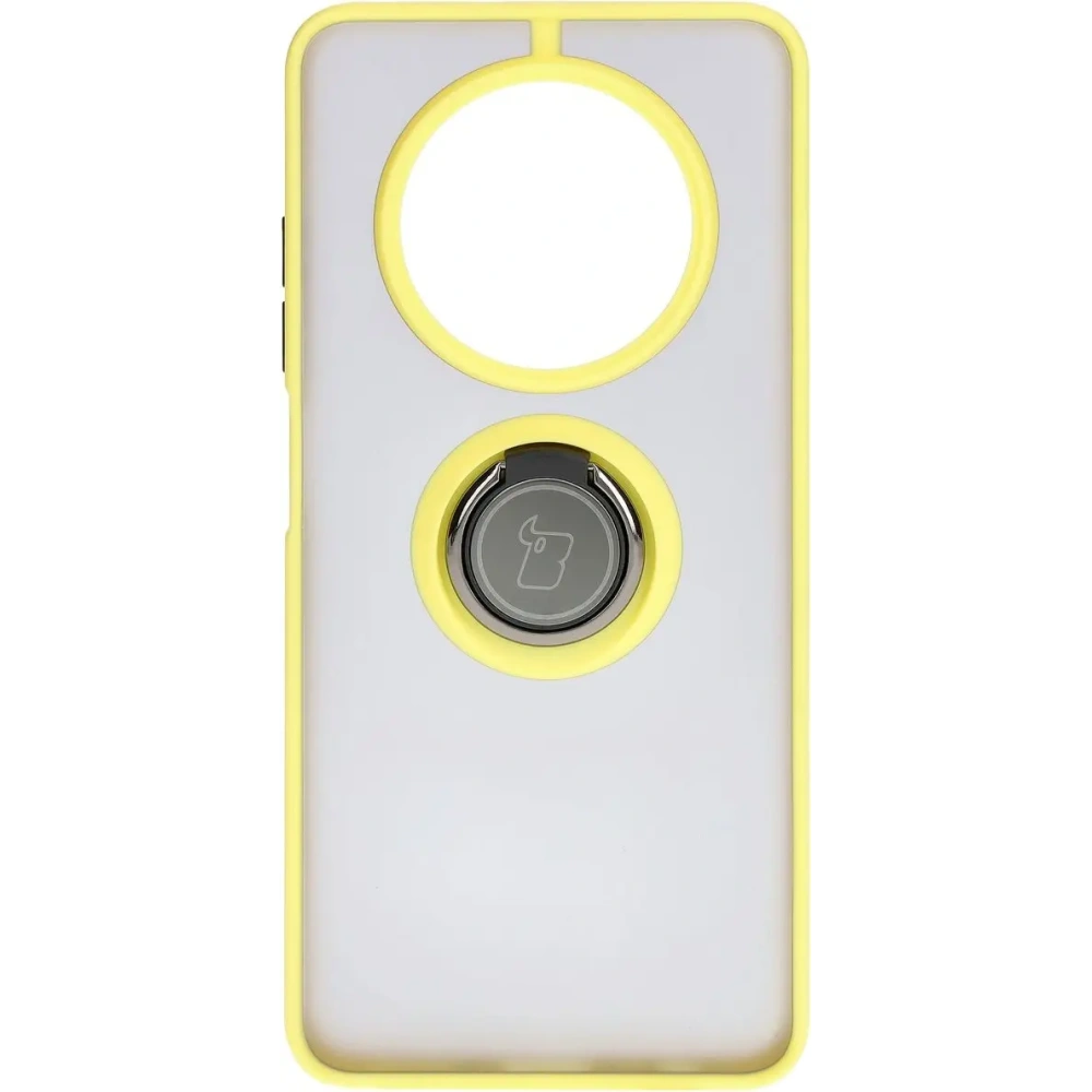Hurtownia GSM - Bizon Case Hybrid Gyűrű Realme 12 / 12x füstös sárga kerettel - BIZ6285 - {ean13} - Hurt