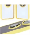 Hurtownia GSM - Pouzdro s úchopem na prst Bizon Case Hybrid Ring pro Realme 12 / 12x zakouřené se žlutým rámečkem - BIZ6285 - {ean13} - Hurt