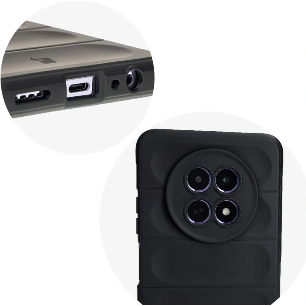 Hurtownia GSM - Bizon tok Tur Realme 12 / 12x fekete - BIZ6287 - {ean13} - Hurt