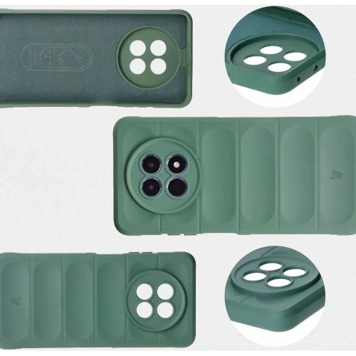 Pancerne etui Bizon Case Tur do Realme 12 / 12x ciemnozielone