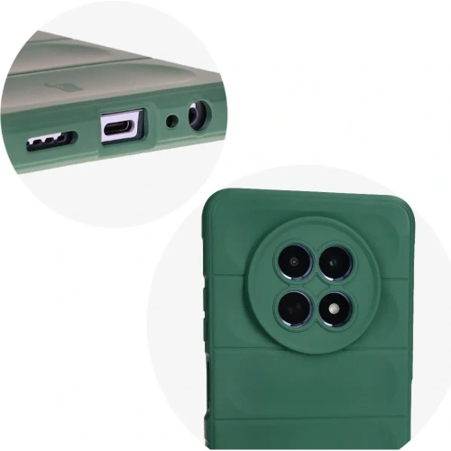 Pancerne etui Bizon Case Tur do Realme 12 / 12x ciemnozielone