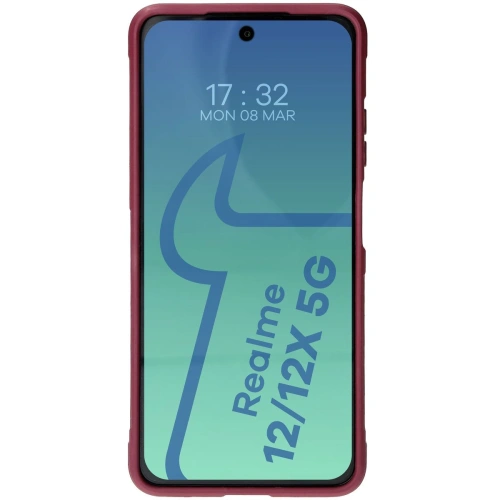 Pancerne etui Bizon Case Tur do Realme 12 / 12x ciemnofioletowe