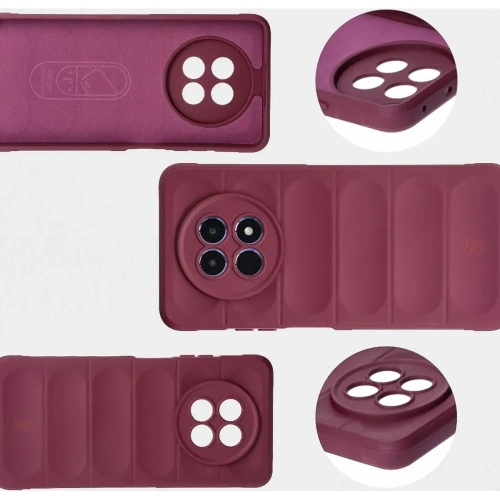 Pancerne etui Bizon Case Tur do Realme 12 / 12x ciemnofioletowe