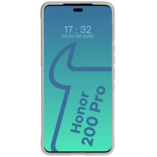 Pancerne etui Bizon Case Tur do Honor 200 Pro jasnoszare