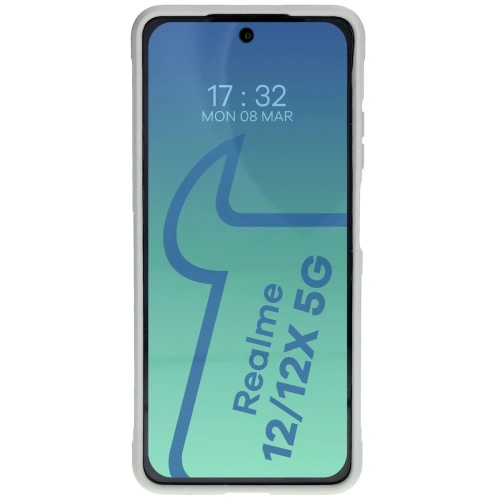 Pancerne etui Bizon Case Tur do Realme 12 / 12x jasnoszare