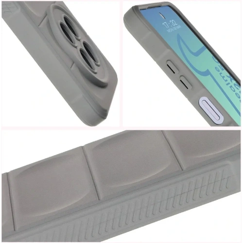 Pancerne etui Bizon Case Tur do Realme 12 / 12x jasnoszare