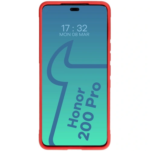 Pancerne etui Bizon Case Tur do Honor 200 Pro czerwone