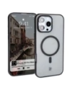 Bizon Case MatteO Apple iPhone 16 Pro Max transparent with black frame