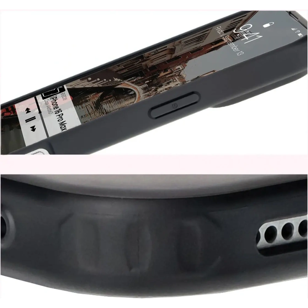 Wholesale Bizon Case MatteO Apple iPhone 16 Pro Max transparent with black frame - BIZ6300 - {ean13} - Hurt