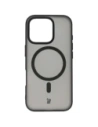 Hurtownia GSM - Bizon Case MatteO Apple iPhone 16 Pro transparent cu cadru negru - BIZ6301 - {ean13} - Hurt