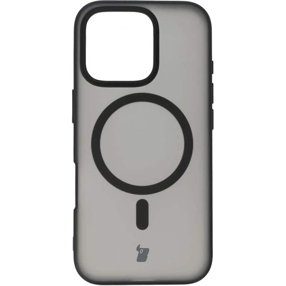 Hurtownia GSM - Bizon Case MatteO Apple iPhone 16 Pro transparent cu cadru negru - BIZ6301 - {ean13} - Hurt