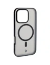 Hurtownia GSM - Bizon Case MatteO Apple iPhone 16 Pro transparent cu cadru negru - BIZ6301 - {ean13} - Hurt