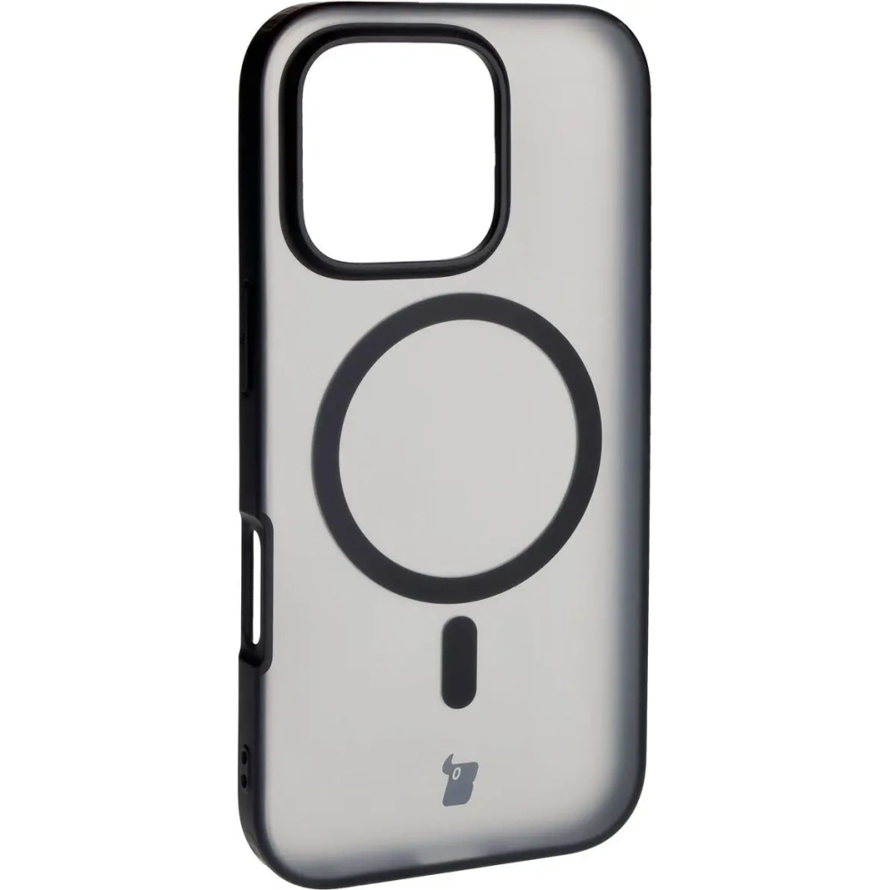 Hurtownia GSM - Bizon Case MatteO Apple iPhone 16 Pro transparent cu cadru negru - BIZ6301 - {ean13} - Hurt