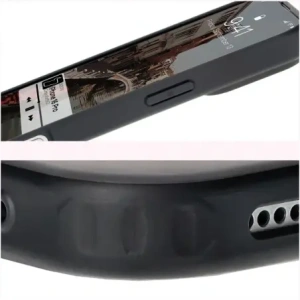 Hurtownia GSM - Etui z pierścieniem magnetickým Bizon Case MatteO do Apple iPhone 16 Pro poloprůhledné s černým rámečkem - BIZ6301 - {ean13} - Hurt