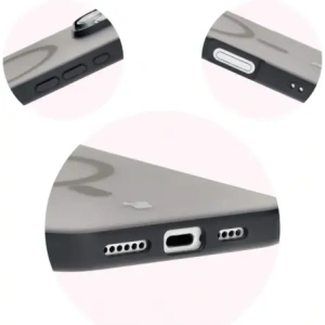 Hurtownia GSM - Etui z pierścieniem magnetickým Bizon Case MatteO do Apple iPhone 16 Pro poloprůhledné s černým rámečkem - BIZ6301 - {ean13} - Hurt