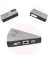 Hurtownia GSM - Etui z pierścieniem magnetycznym Bizon Case MatteO do Apple iPhone 16 półprzezroczyste z czarną ramką - BIZ6302 - {ean13} - Hurt