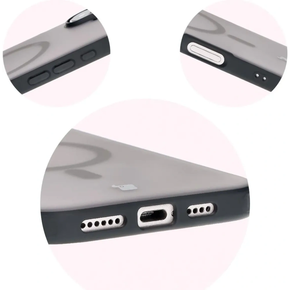 Hurtownia GSM - Bizon Case MatteO Apple iPhone 16 transparent mit schwarzem Rahmen - BIZ6302 - {ean13} - Hurt