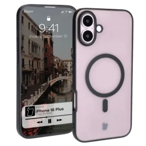 Hurtownia GSM - Bizon Case MatteO Apple iPhone 16 Plus transparent mit schwarzem Rahmen - BIZ6303 - {ean13} - Hurt