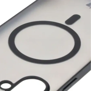 Hurtownia GSM - Etui z pierścieniem magnetycznym Bizon Case MatteO do Apple iPhone 16 Plus poloprůhledné s černým rámem - BIZ6303 - {ean13} - Hurt