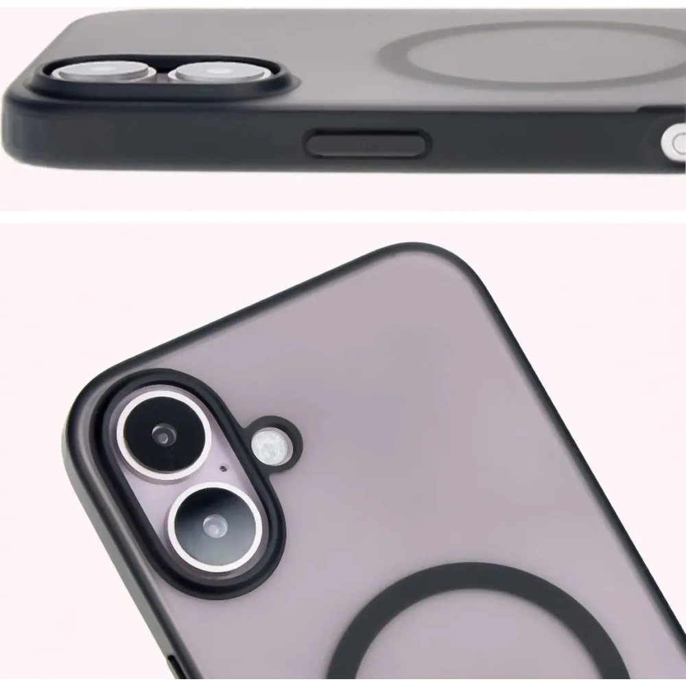 Hurtownia GSM - Bizon Case MatteO Apple iPhone 16 Plus transparent mit schwarzem Rahmen - BIZ6303 - {ean13} - Hurt